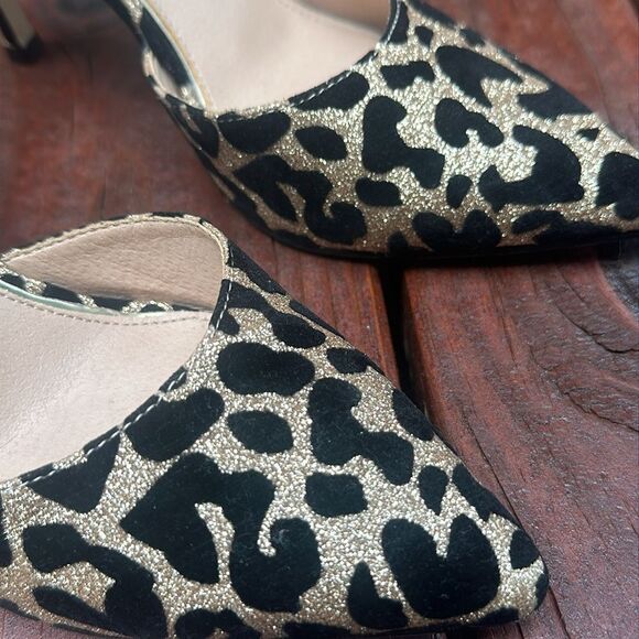 Michael Leopard Print Heels Stillettos - Picture 4 of 8